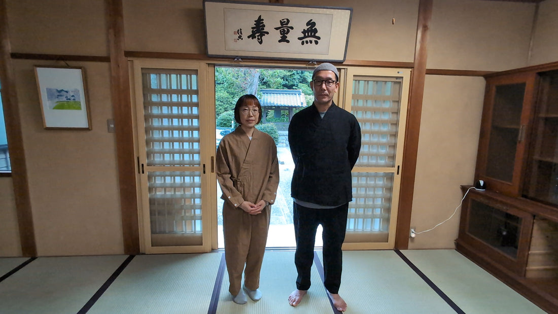 揃着（そろいぎ）導入事例　Vol.4　谷性寺さんの知多木綿作務衣