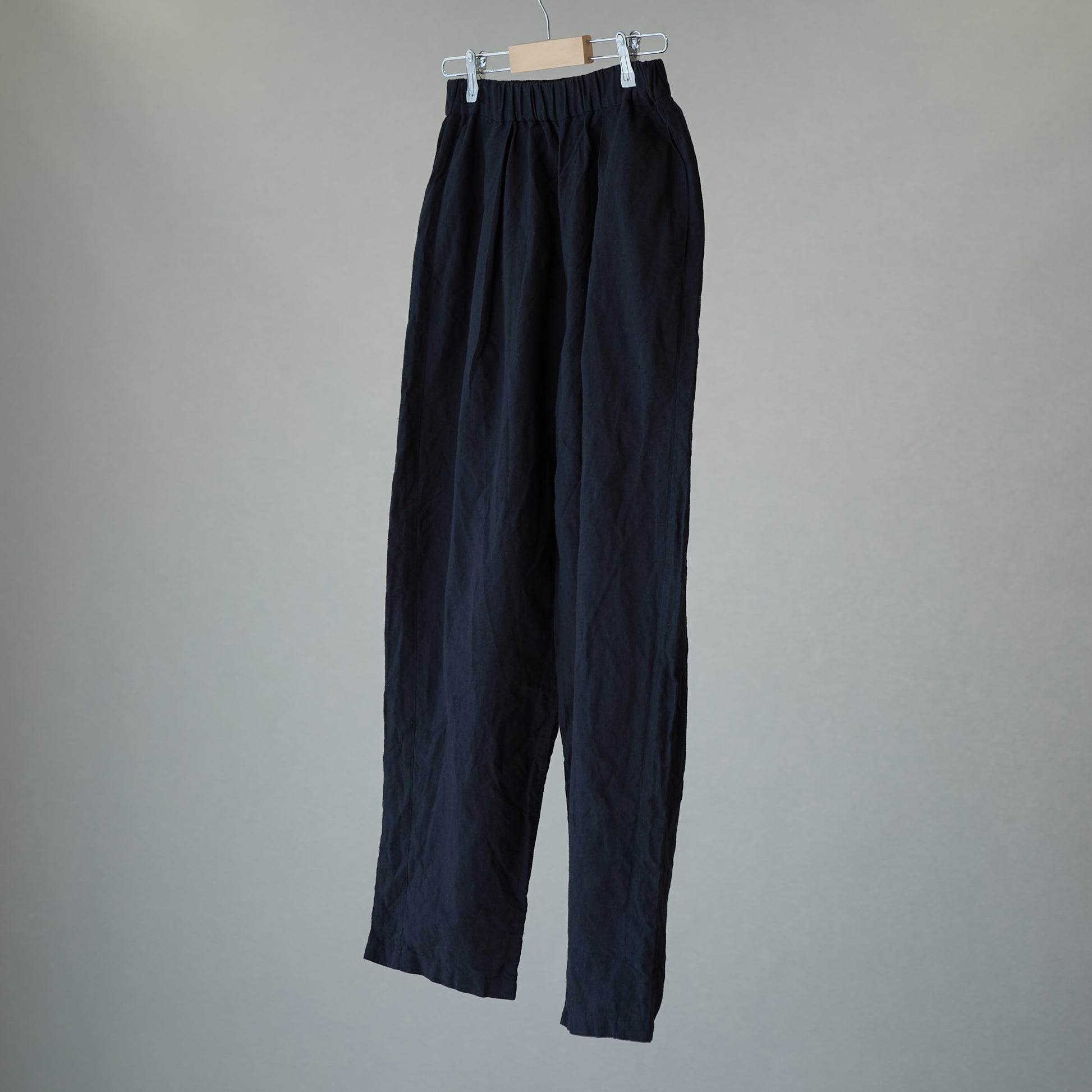 ＜OSOCU＞知多木綿 別注ヘンプコットン 黒染め バルーンパンツ 名古屋黒紋付染 hemp cotton balloon pants