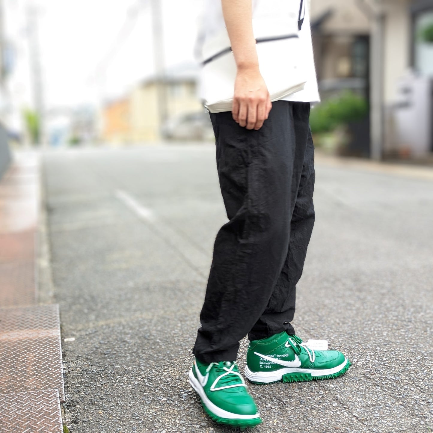＜OSOCU＞知多木綿 別注ヘンプコットン 黒染め バルーンパンツ 名古屋黒紋付染 hemp cotton balloon pants