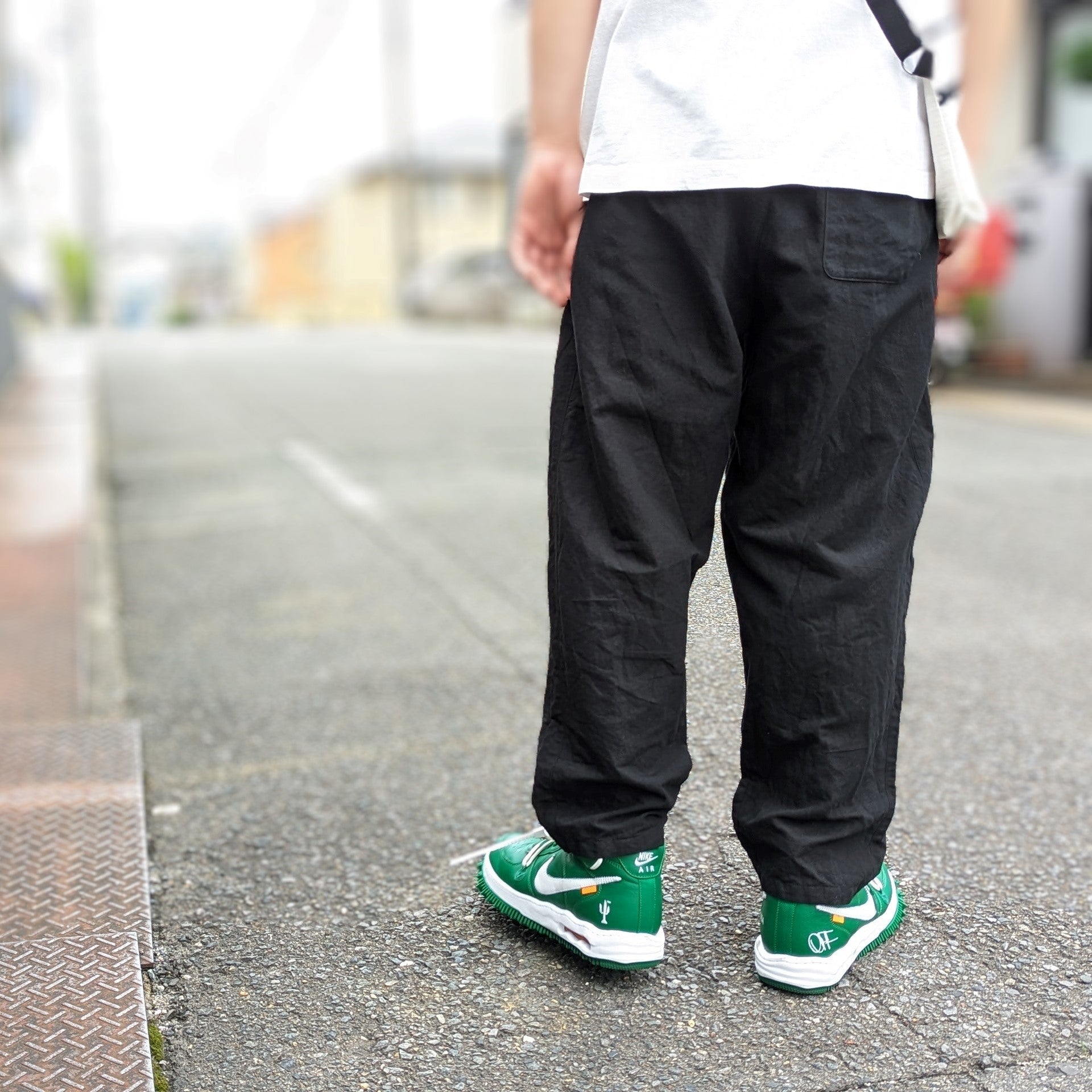 ＜OSOCU＞知多木綿 別注ヘンプコットン 黒染め バルーンパンツ 名古屋黒紋付染 hemp cotton balloon pants