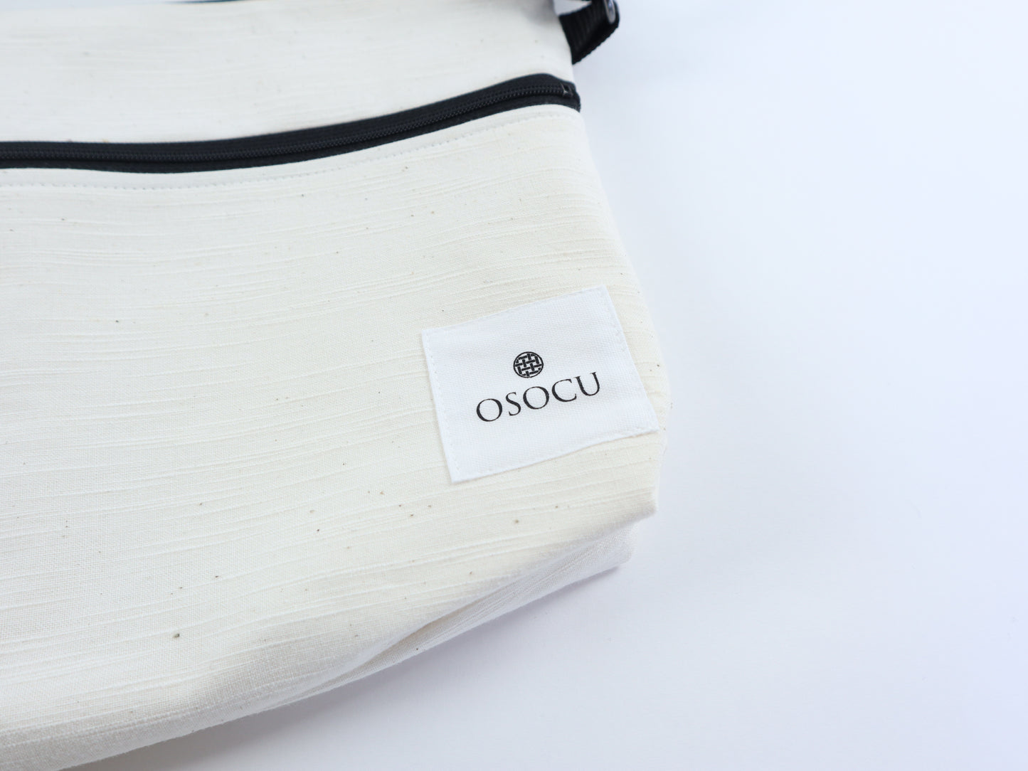 ＜OSOCU＞知多木綿 サコッシュ バッグ 無漂白無染色