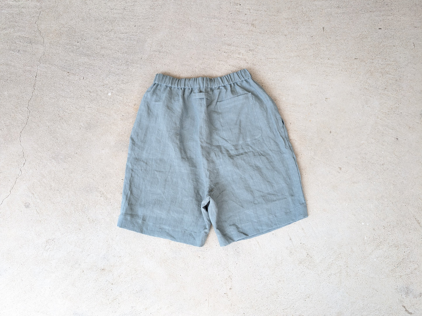 ＜OSOCU＞遠州織物 ヨーロッパリネン100％ ハーフパンツ