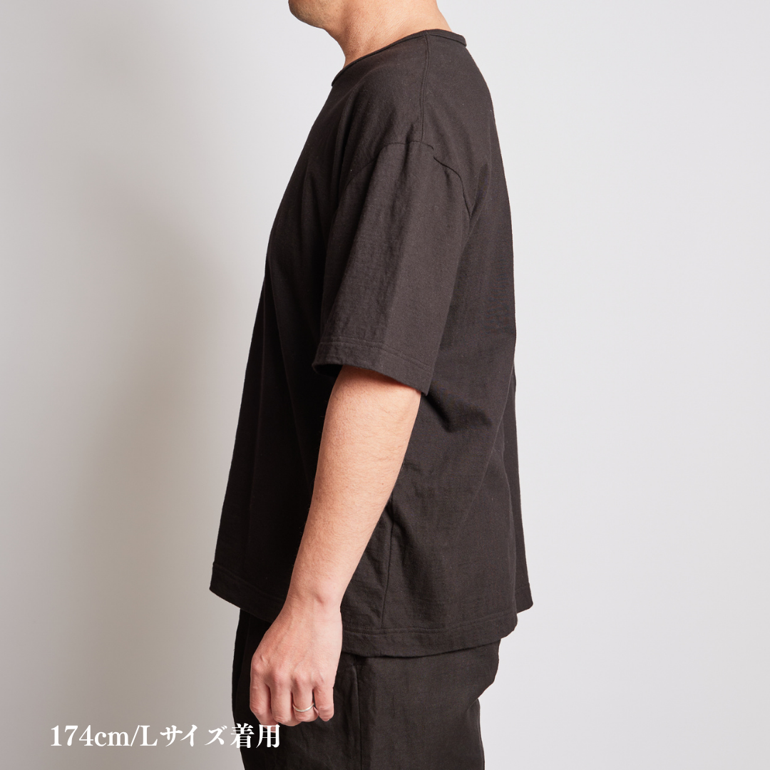 尾州小寸丸胴編み Ｔシャツ